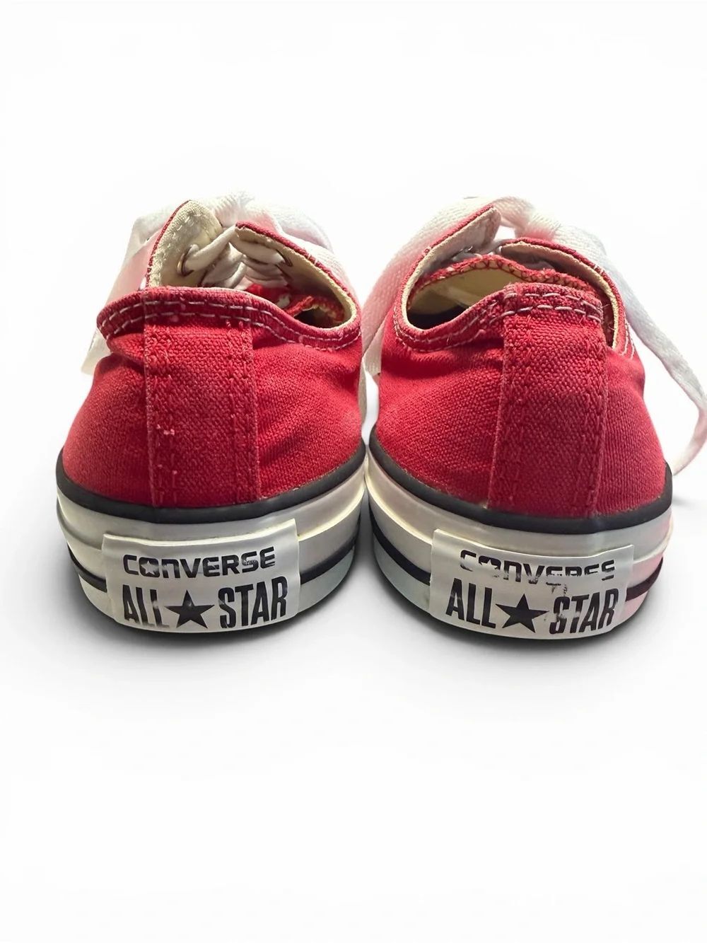 Converse Low Top Red Unisex M6W8 - Picture 5 of 7